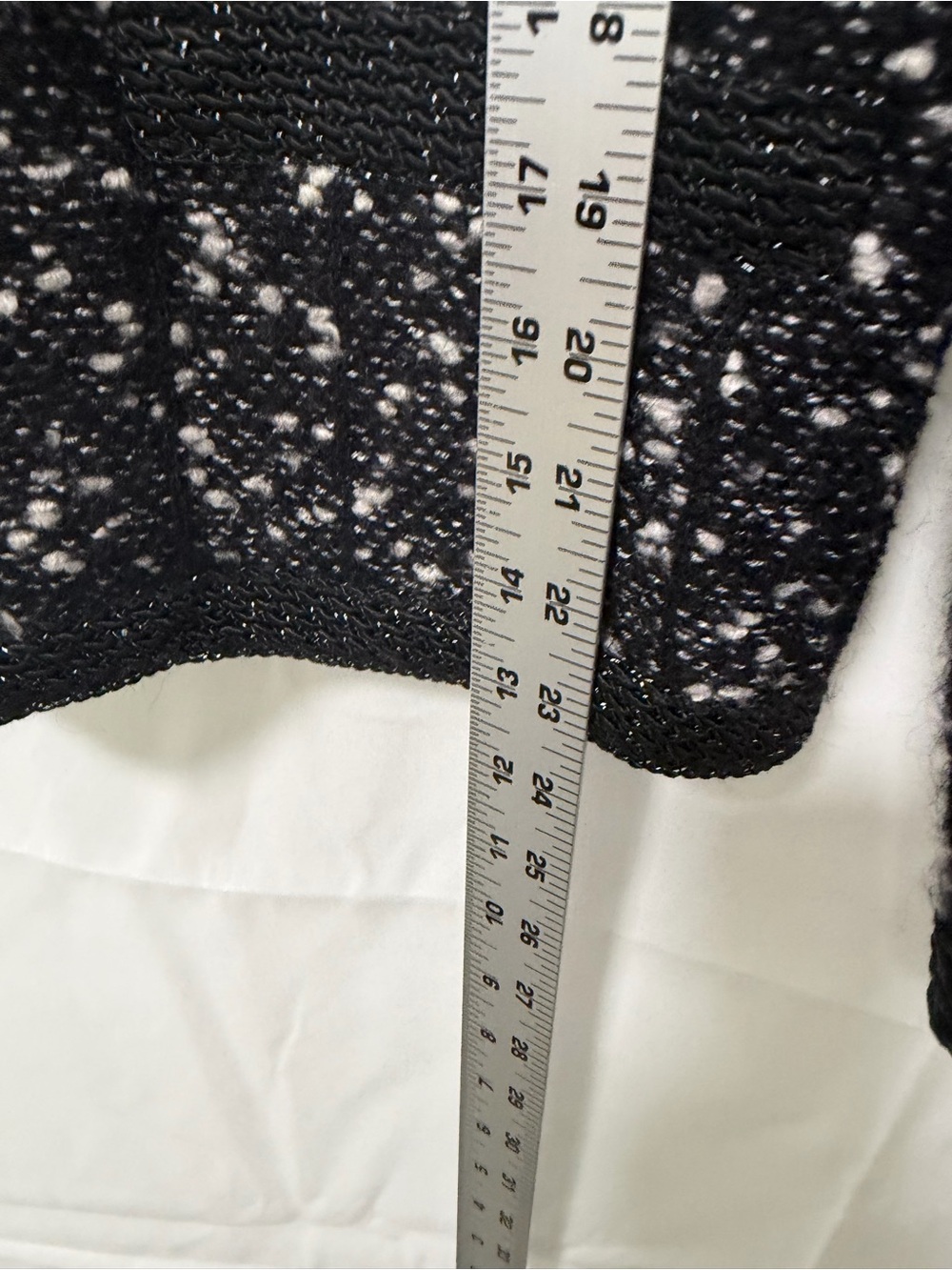 Castleberry Black & White Speckled Knit Cardigan - Picture 5 of 6